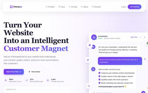 MartesAI — Browser Intelligence Platform — screenshot