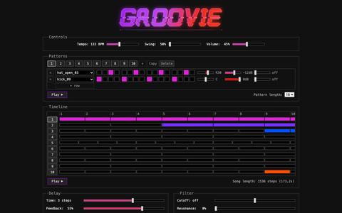 Groovie — screenshot