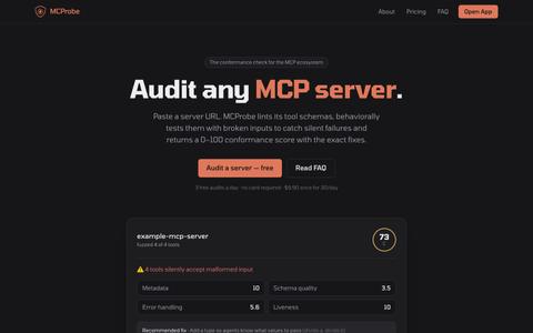 MCProbe — screenshot