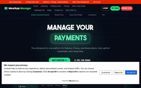 MealApp - Restaurant Ordering & Reservation Management Software in Belgium — screenshot