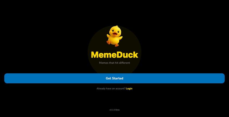 MemeDuck - Share & Discover Memes — screenshot