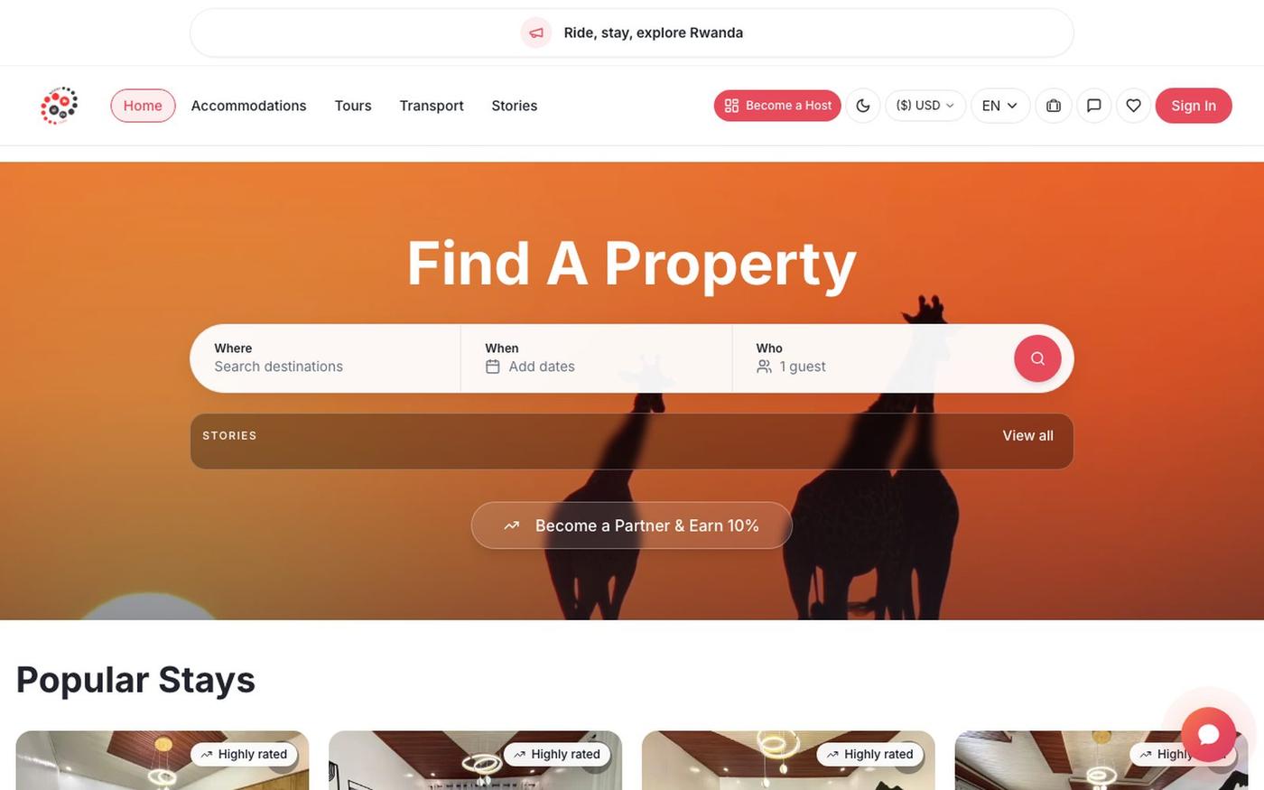Merry 360 Experiences — Stays, Tours & Transport — screenshot
