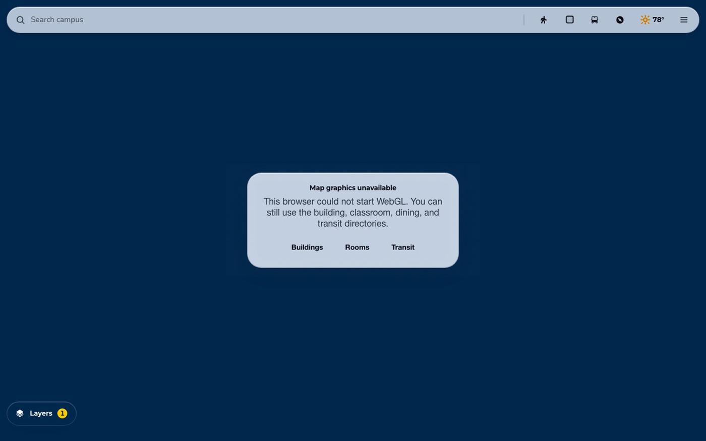 MGuide — Interactive UMich Campus Map — screenshot