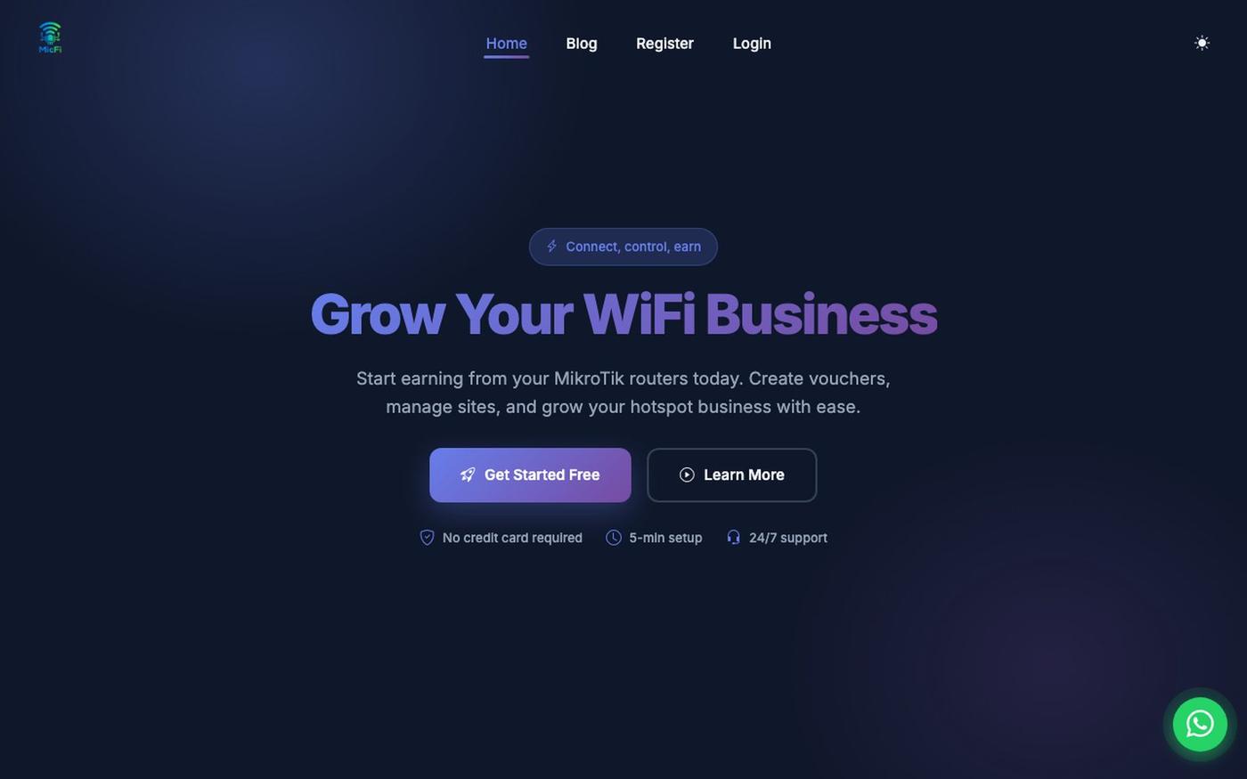 MicFi - Grow Your WiFi Business — screenshot