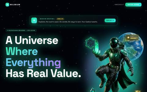 Milenium — Fee-free Global Crypto Wallet — screenshot