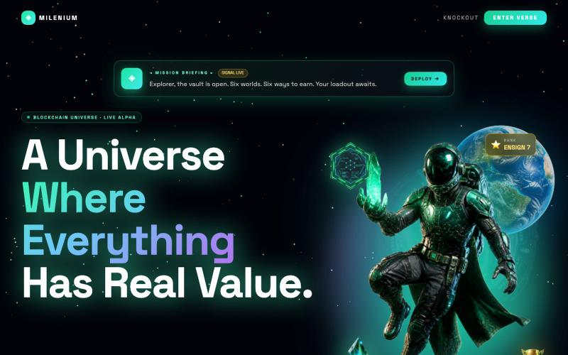 Milenium — Fee-free Global Crypto Wallet — screenshot
