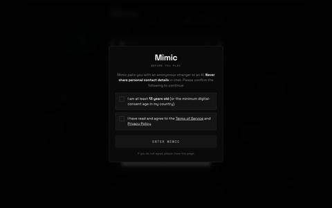 Mimic — Human or AI? — screenshot