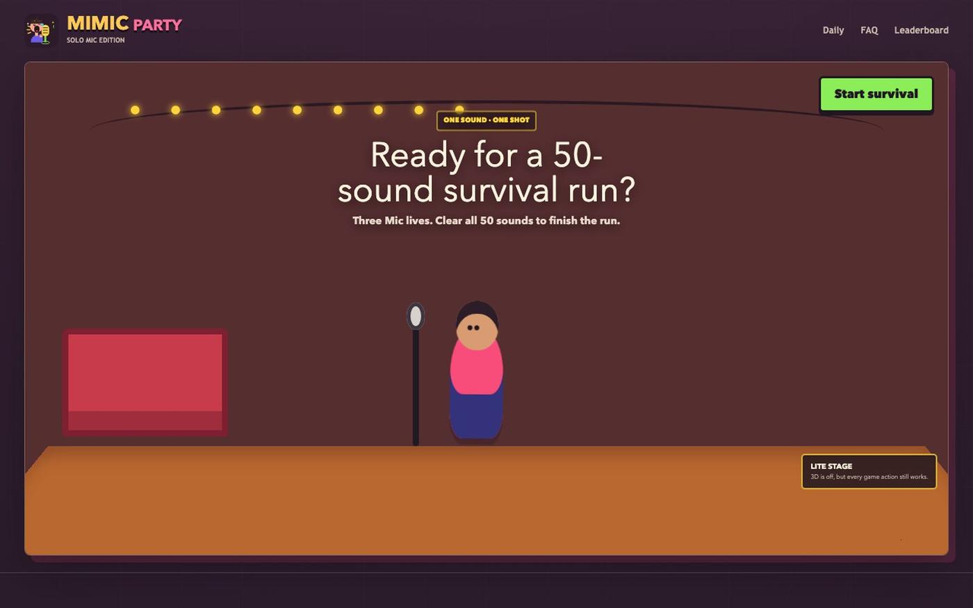 Play Mimic Party Online: Free Voice Imitation Game — screenshot