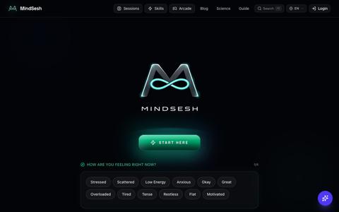 MindSesh — Advanced Mental Fitness — screenshot