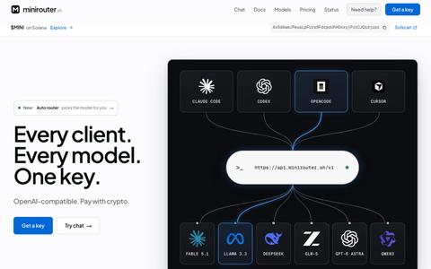 minirouter — pay with crypto, no KYC — screenshot