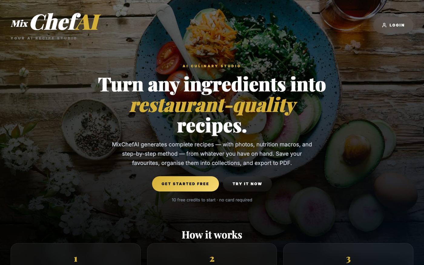 MixChefAI — AI Recipe Studio — screenshot