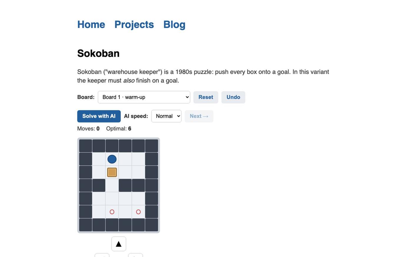 Sokoban. Menachem Kornreich — screenshot