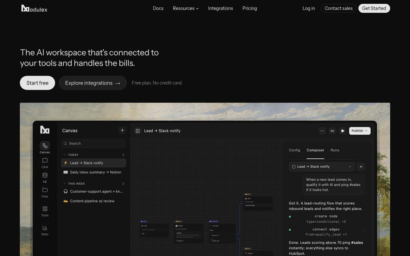 ModuleX — AI Workflow Orchestration — screenshot