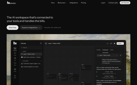 ModuleX — AI Workflow Orchestration — screenshot