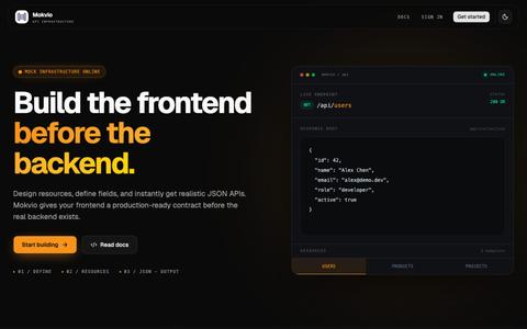 Mokvio — screenshot