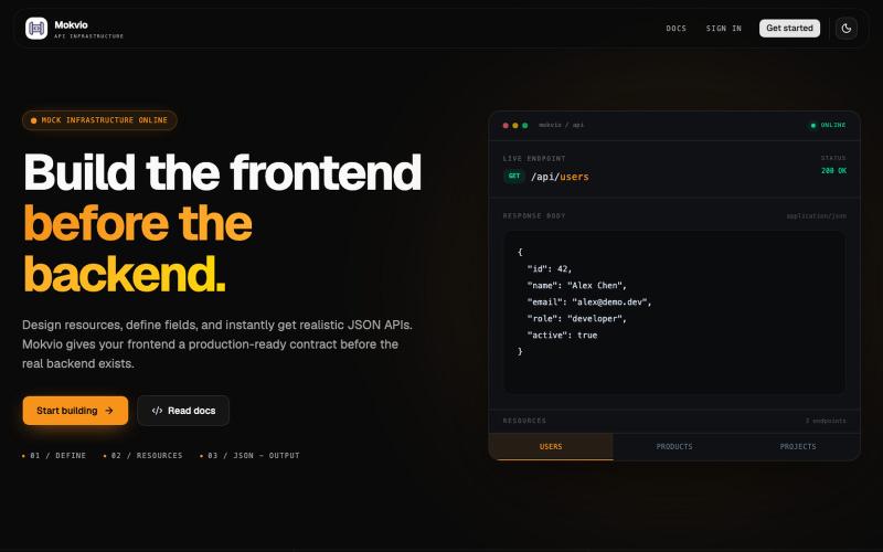 Mokvio — screenshot