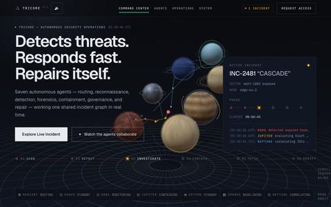 TRICORE — Command Center — screenshot