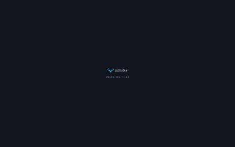 MULTI/DEX — Multi-Chain Decentralized Exchange — screenshot