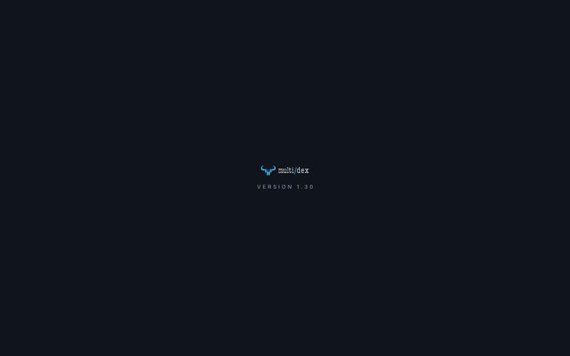 MULTI/DEX — Multi-Chain Decentralized Exchange — screenshot