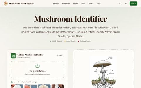 Mushroom Identifier - Fast & Accurate Mushroom Identification — screenshot