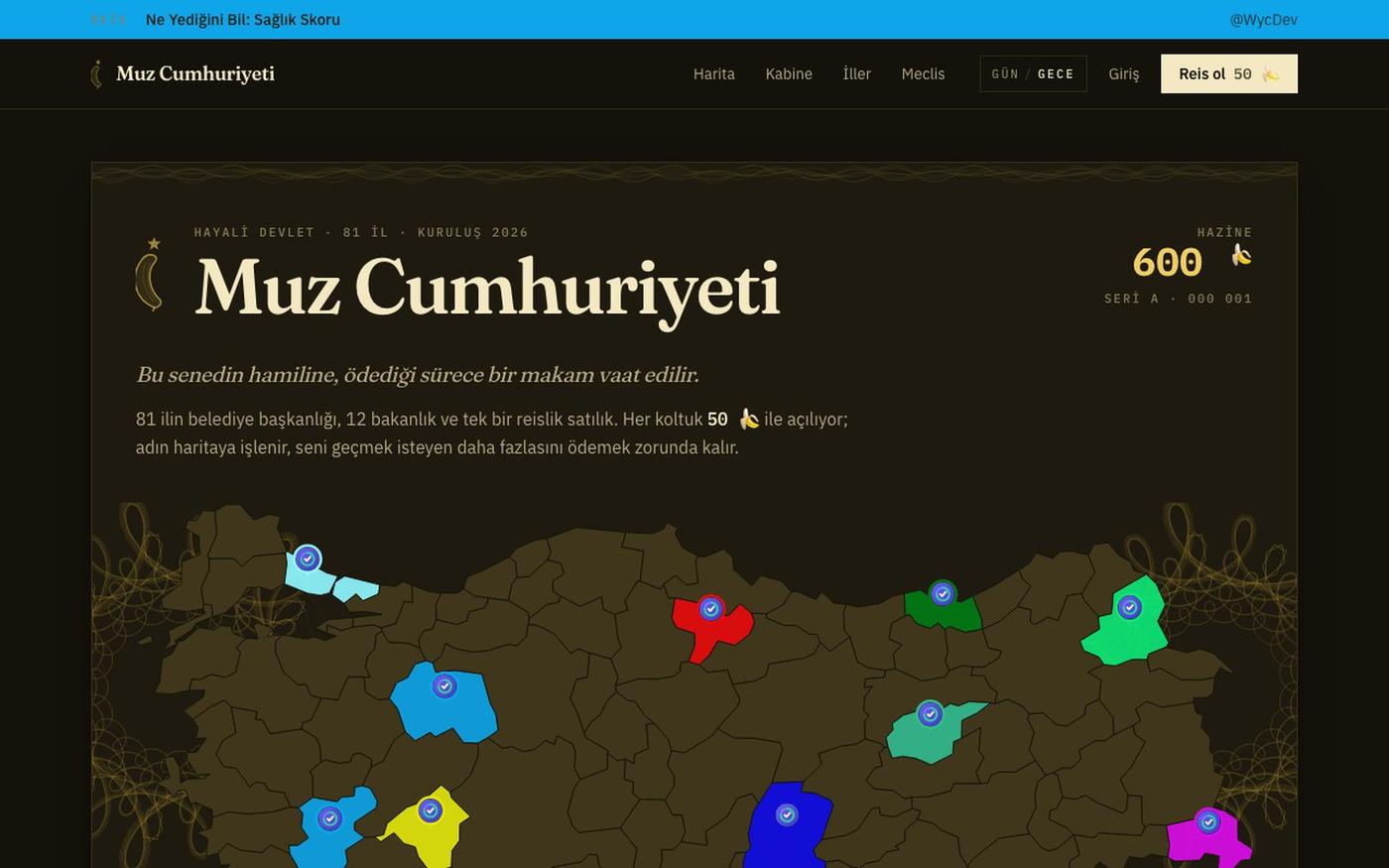 Muz Cumhuriyeti — koltuğunu satın al — screenshot