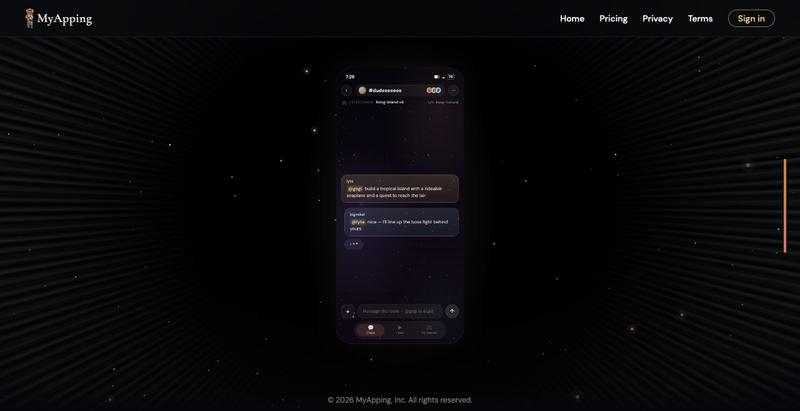 MyApping — screenshot