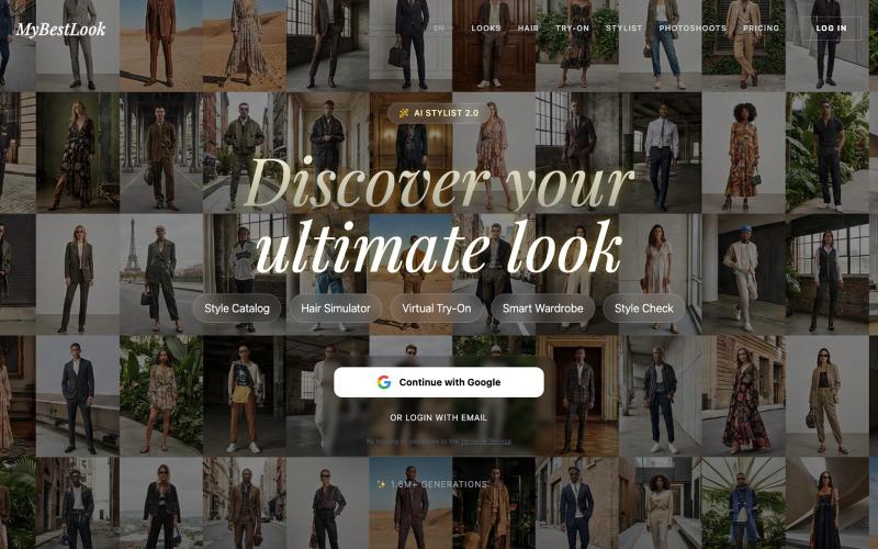 AI Stylist Online from Photo: Virtual Stylist, Change Your Look & Fashion Assist — screenshot