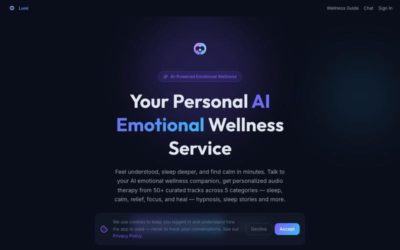 Lumi - Your Personal Emotional Wellness Companion — screenshot
