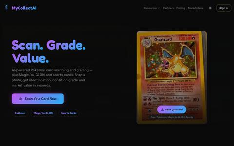 MyCollectAI – AI Card Grading & Value Scanner — screenshot