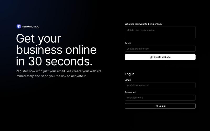 nanomo — screenshot