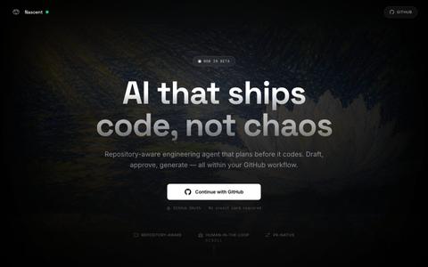 NascentAI — screenshot