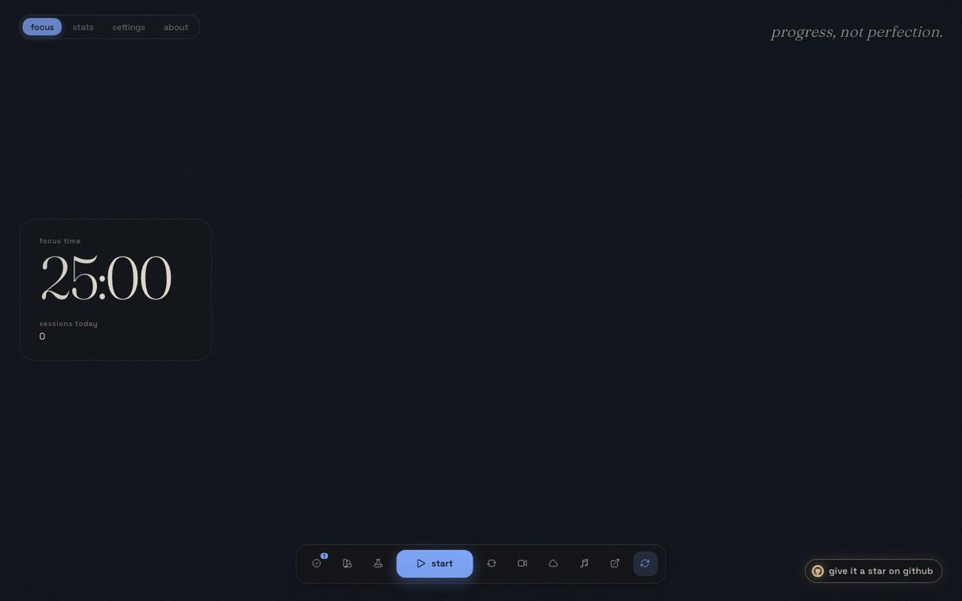 hourglass — screenshot
