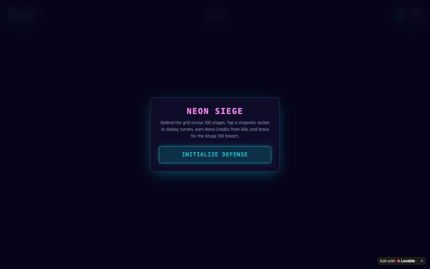 Neon Siege — Isometric Cyberpunk Tower Defense — screenshot