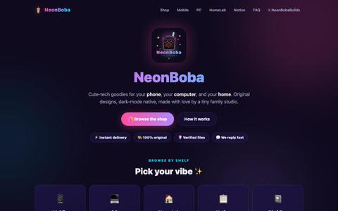 NeonBoba — screenshot
