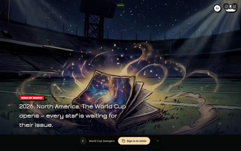 World Cup Avengers | Neta Studio — AI World Builder & Game Generator — screenshot