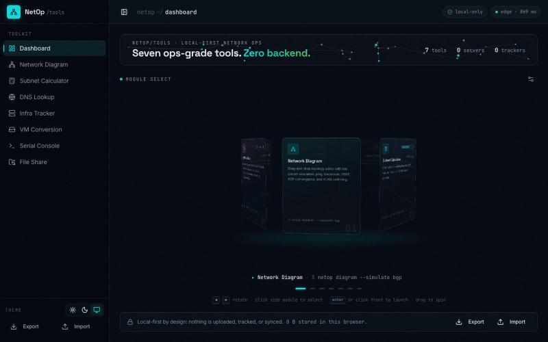NetOp Tools — screenshot