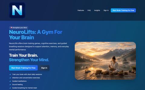 NeuroLifts — screenshot
