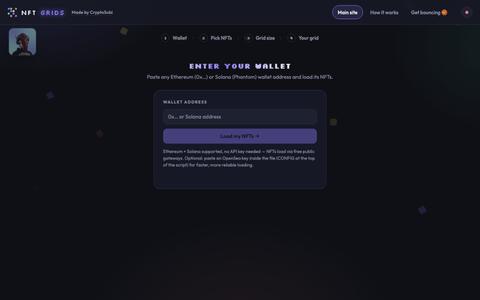 NFT GRIDS — screenshot