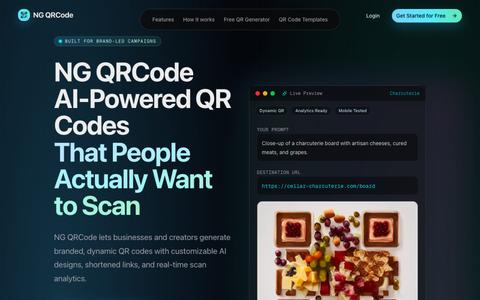 NG QRCode | AI QR Code Generator — screenshot