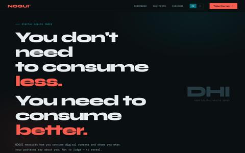 NOGUI — Consume Better — screenshot