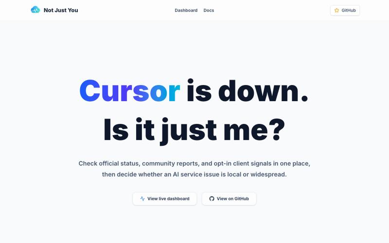 Not Just You — screenshot