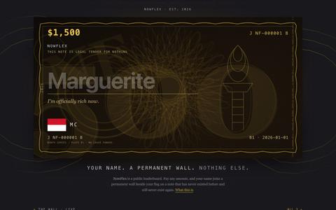 NowFlex — screenshot