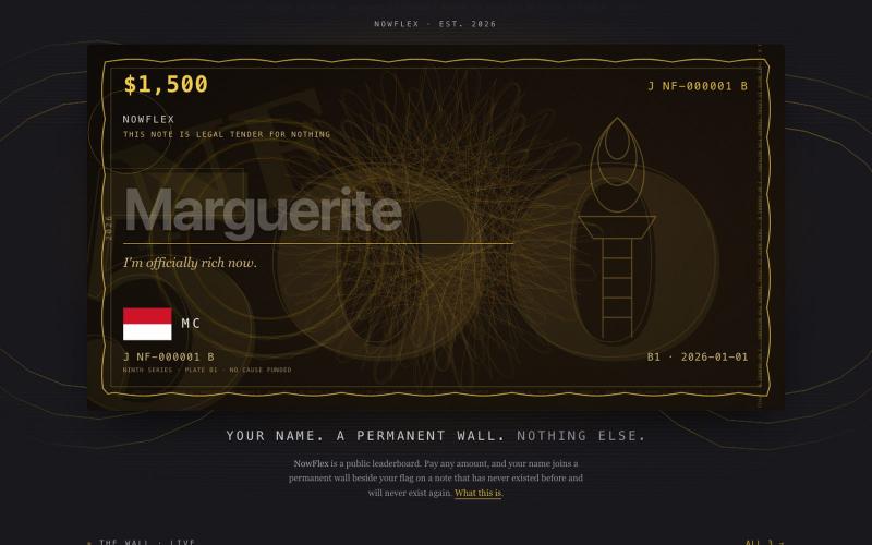 NowFlex — screenshot