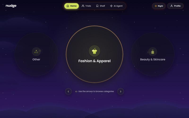 nudge | Category Portal — screenshot