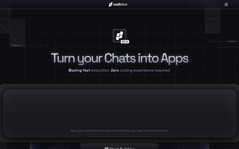 Nullshot - Build Together, Launch Together | Nullshot — screenshot