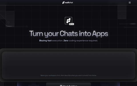 Nullshot - Build Together, Launch Together | Nullshot — screenshot