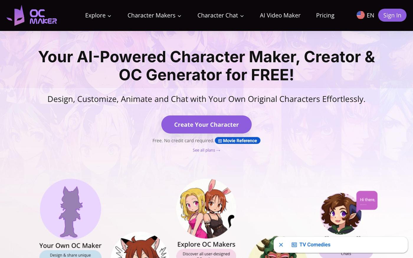 OC Maker: AI-Powered Character Maker, Creator & OC Generator for FREE — screenshot