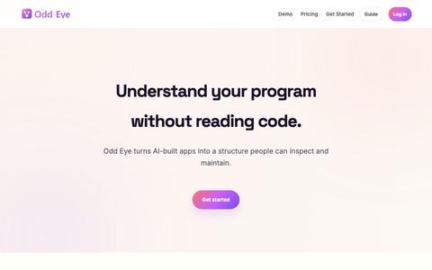 Odd Eye — Understand your code before asking AI to fix it — screenshot