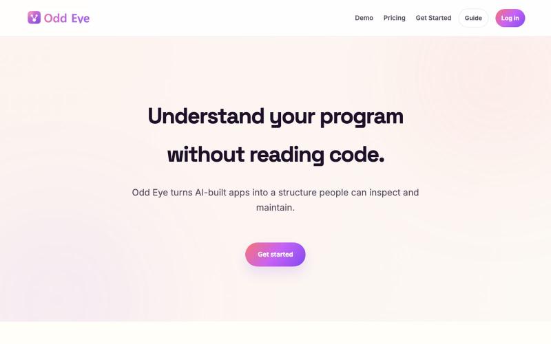 Odd Eye — Understand your code before asking AI to fix it — screenshot