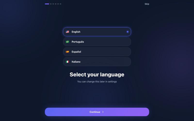 Odyssa — Início — screenshot